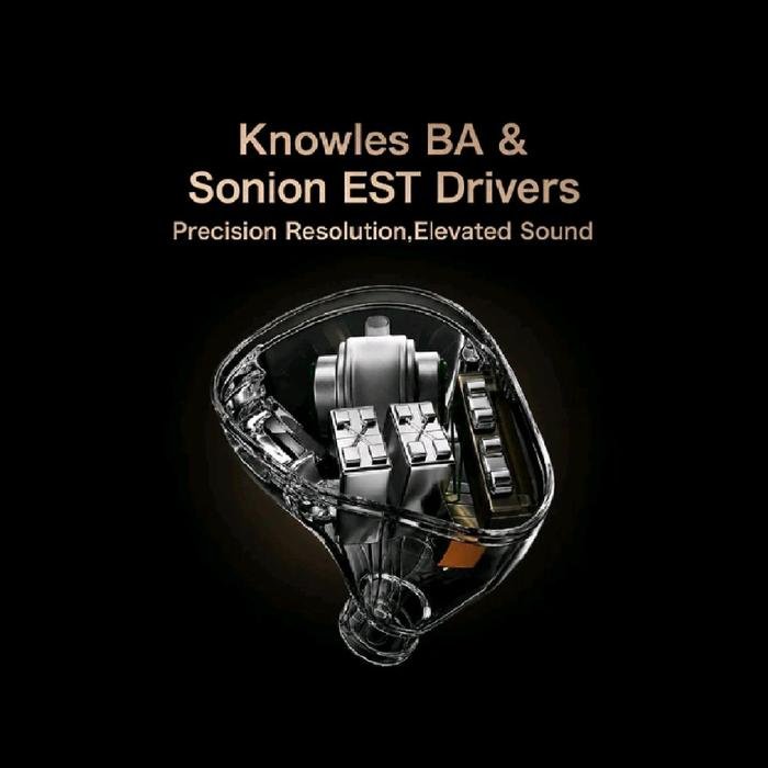 LETSHUOER Sonata 2DD + 4 Knowles BA + 4 Sonion EST Flagship Tribrid In-Ear Monitors Earphone / IEM Original