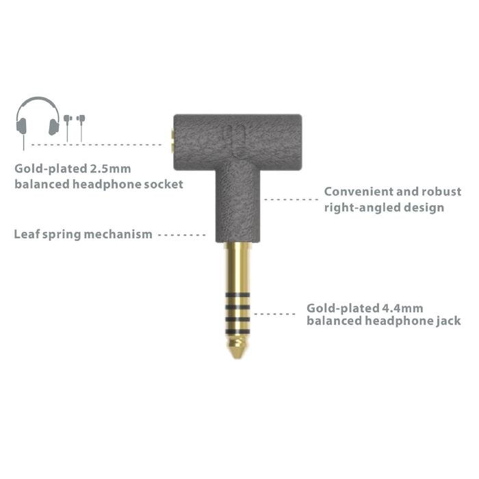 iFI Headphone Adapter 2.5mm to 4.4mm Convert your 2.5mm headphones to fit 4.4mm Balanced Outputs Original