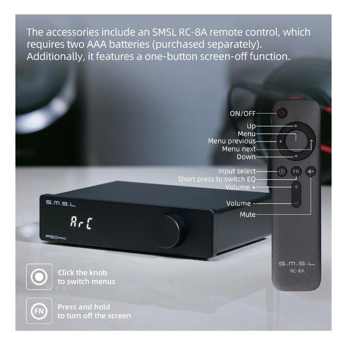 SMSL A50 Pro / A50Pro / A 50 Pro / A-50 Pro Hi-Res 2.1 Channel Power Amplifiers with Dual MA12070P Original