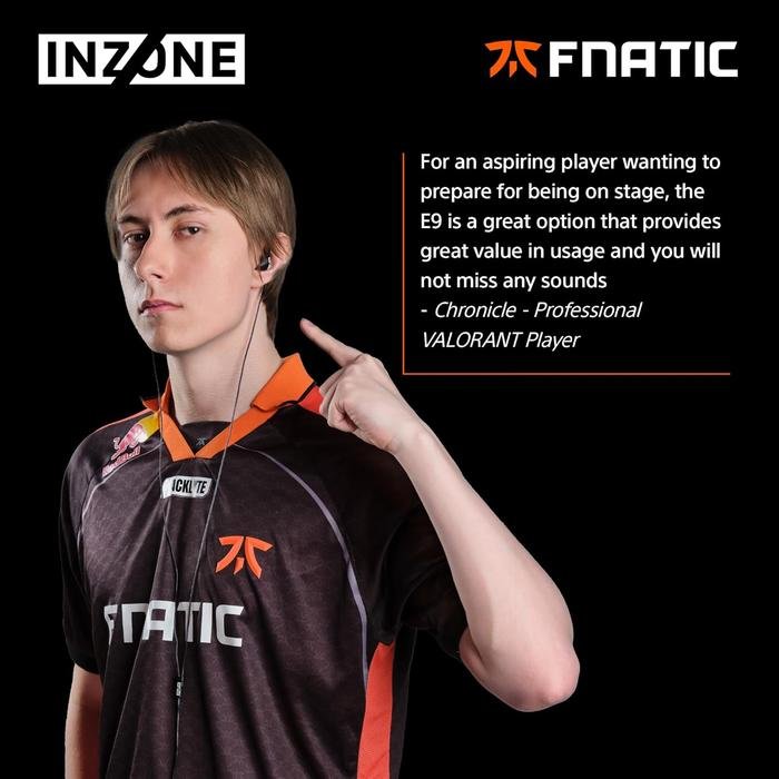 Sony INZONE E9 In-ear Gaming Headphones Sound Tuned for FPS Noise Isolation & Comfort Fit Original