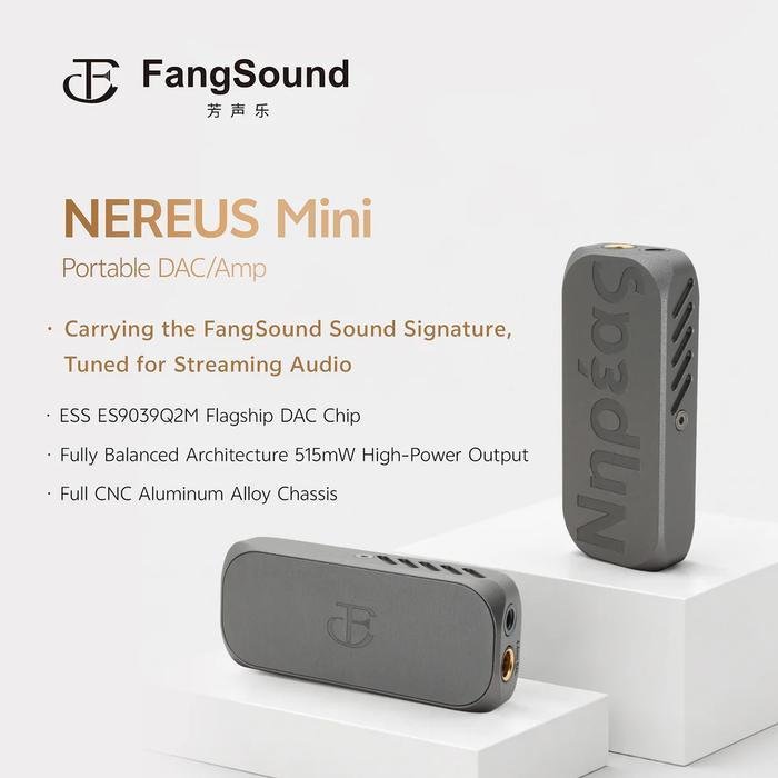 FangSound NEREUS Mini - High-Resolution Portable DAC & Amplifier Original