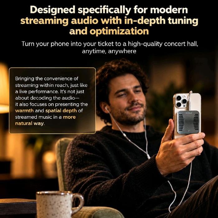 FangSound Nereus Portable Dongle Magnetic Portable DAC Headphone Amplifier / DAC Amp Original