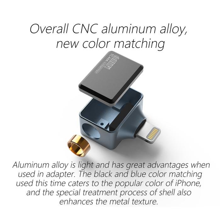 DD DDHIFI TC44A / TC 44A USB C / Lightning Version to 4.4mm Adapter Original