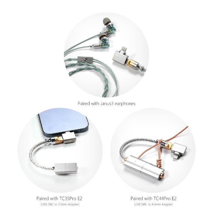 DD DDHIFI TC28i / TC28 i / TC 28 i M2 Lightning to USB-C OTG Adapter Original
