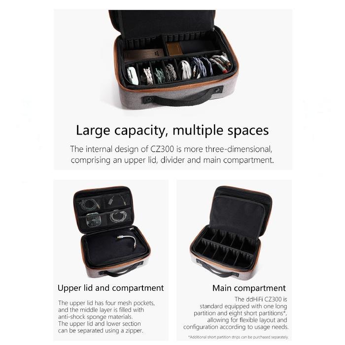 DD DDHIFI CZ 300 / CZ300 Large-Capacity Gadgets Storage Bag / Case Original