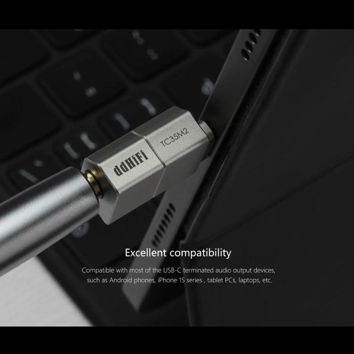 DD DDHiFi TC35M2 / TC35 M2 / TC 35 M2 USB-C to 3.5mm Audio Decoder Adapter Original