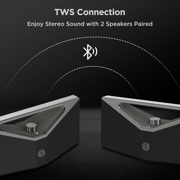 BUGANi Brief Pro Portable Bluetooth Speaker with Experience Superior Sound Quality BS12303 Original