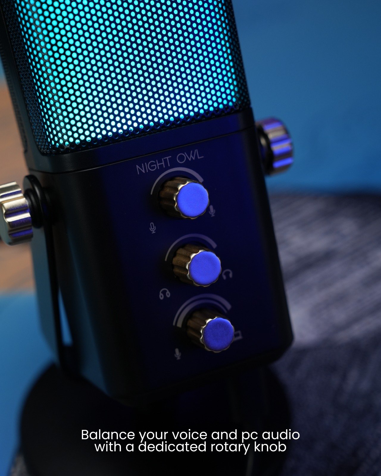 Sades Night Owl USB Condenser Microphone – Gaming & Streaming Original