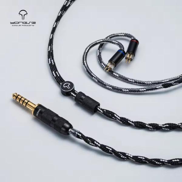 Yongse Piano 6N Single Crystal Copper Upgrade Earphone IEM In Ear Monitor Cable Original