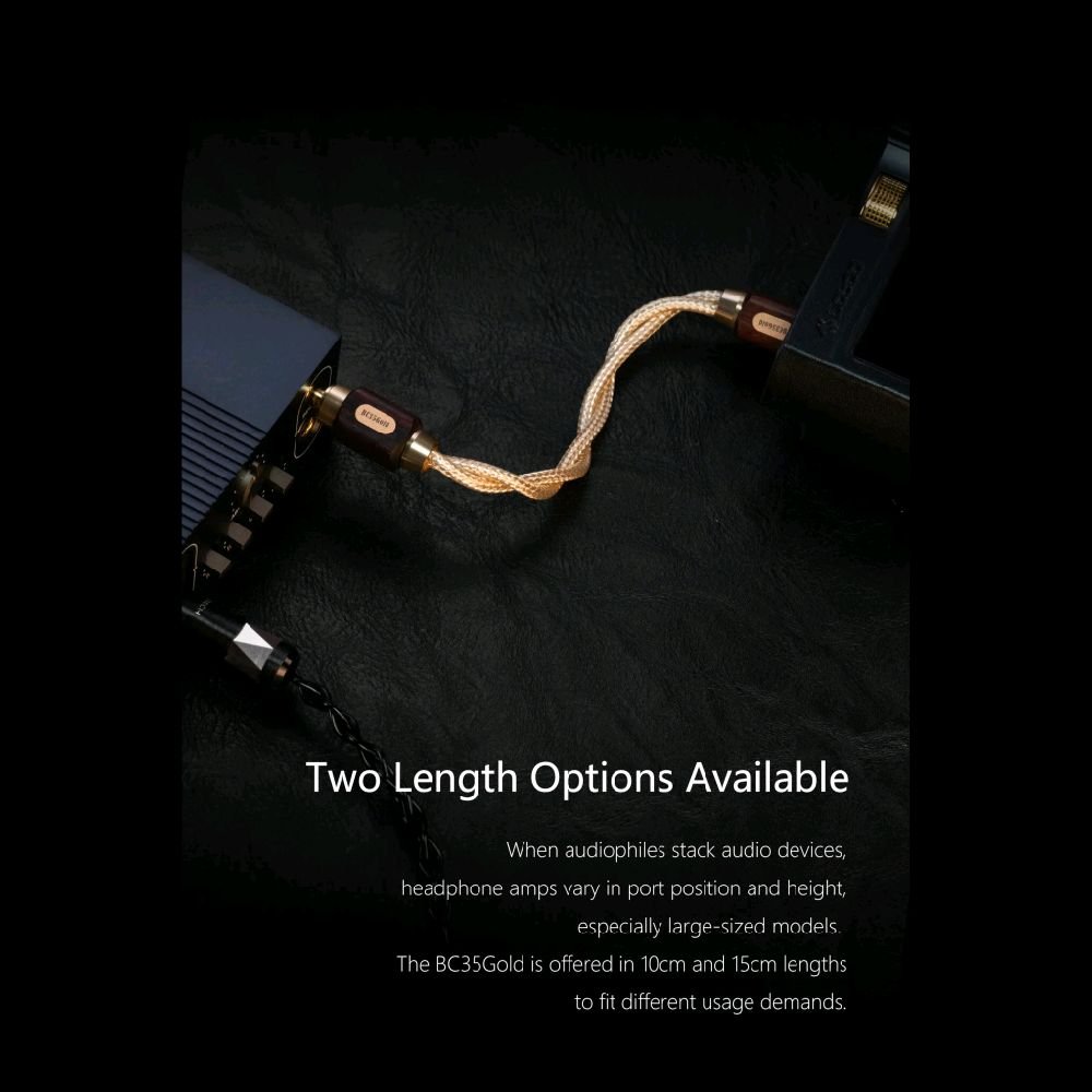 DDHIFI BC35Gold / BC35 Gold / BC 35Gold / BC 35 Gold - 3.5mm Stereo Audio Cable Original