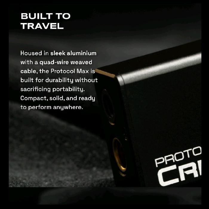 Crinear Protocol Max - High Power Portable DAC Amplifier with Dual Cirrus Logic CS43198 / DAC Amp Original
