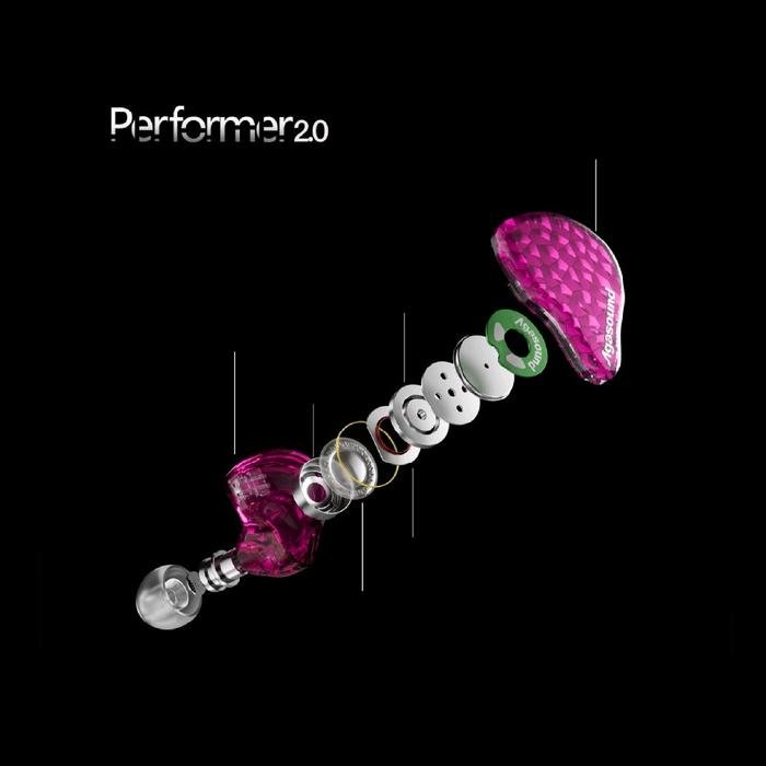 Agasound Performer 2.0 High-Fidelity Single Dynamic Driver In-Ear Monitor Earphone / IEM Original