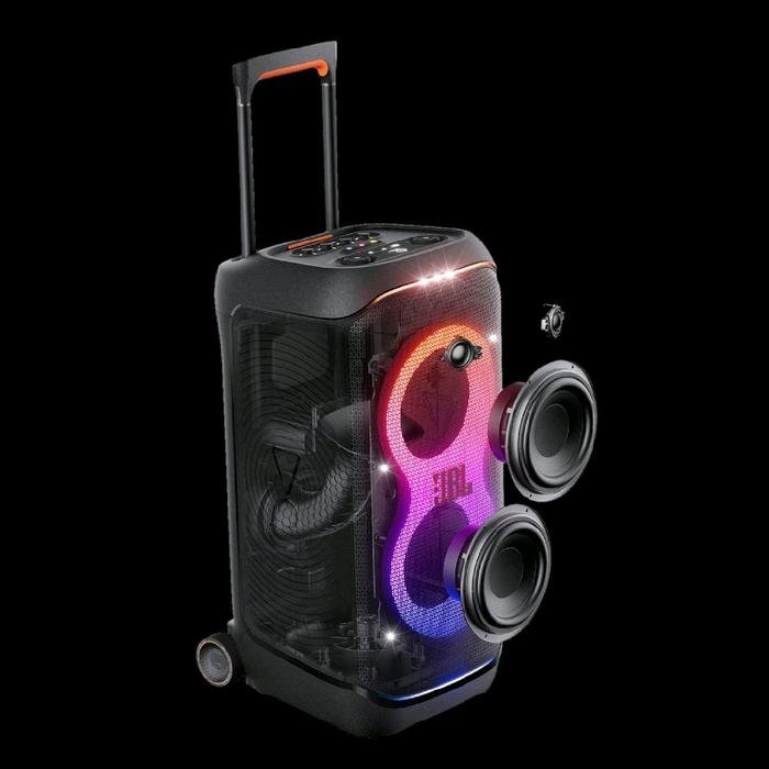 JBL Partybox Stage 320 / Partybox 320 / Partybox320 Successor Partybox 310 - Powerful Bass Portable Party Speaker with Telescopic Handle and Wheels Speaker Original