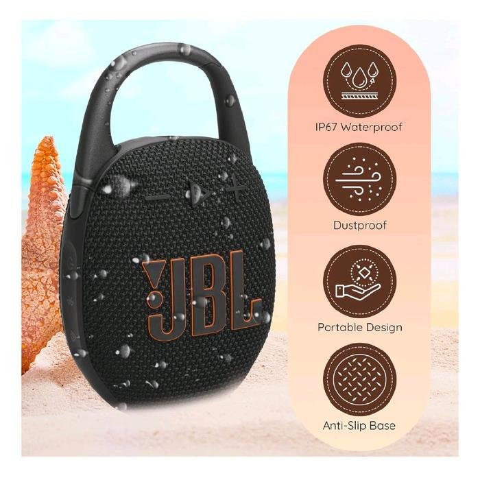 JBL Clip 5 Successor Clip 4 Ultra-Portable Waterproof Speaker Original