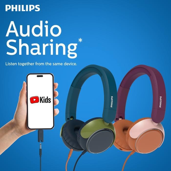 Philips TAK2000 On ear Headphone For Kids Original