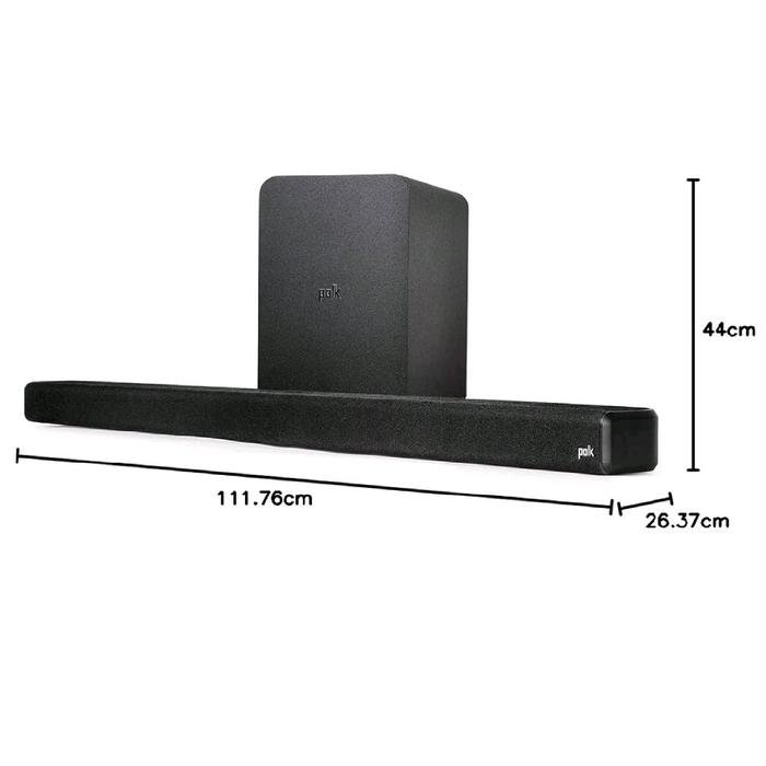 Polk Audio Signa S4 / S 4 Dolby Atmos 3.1.2 Sound Bar / Soundbar with Wireless Subwoofer Original
