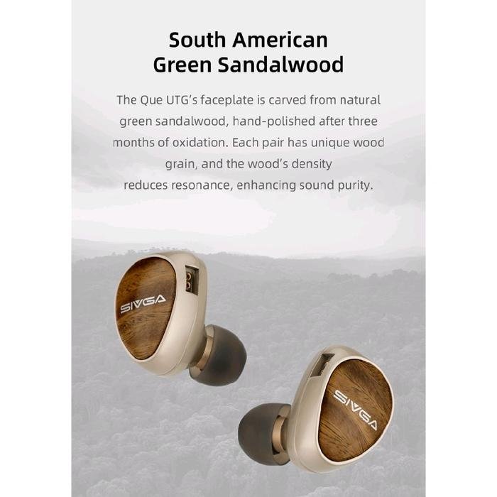 Sivga Que / Que UTG Hi-Fi Dynamic Driver In Ear Monitor Earphone IEM Original