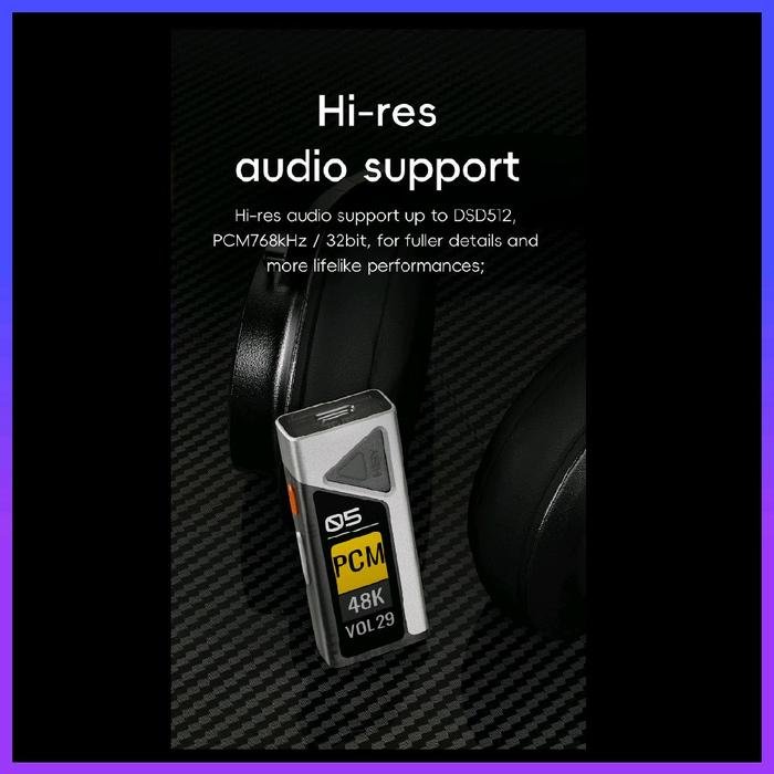 HiBy FC5 / FC 5 with Display Portable HiFi DAC+Headphone Amplifier Original