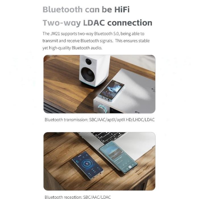 FiiO JM21 / JM 21 / JM-21 Dual CS43198 Portable Hi-Res Lossless Music Player with Android 13 and Snapdragon 680 Original