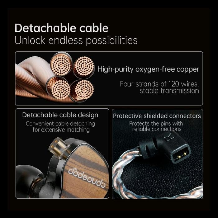 Fiio JH13 / JH-13 /JH 13 One Dynamic Two Balanced Armature Drivers In Ear Monitor Earphone / IEM Original