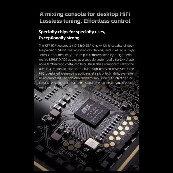 FIIO K17 R2R / K 17 R2R Fully Balanced Desktop DAC and Headphone Amplifier Original