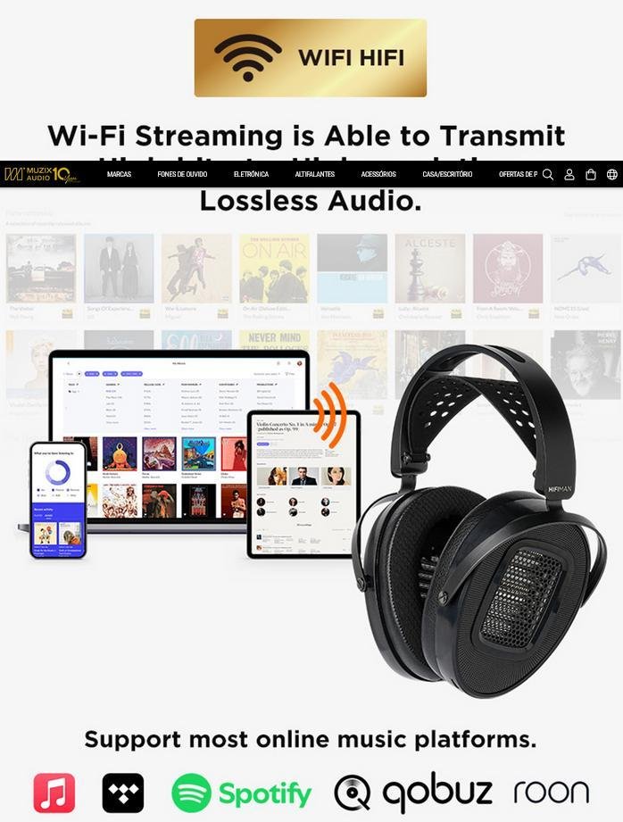 Hifiman Arya WiFi Over-ear open-back wireless planar headphones Original