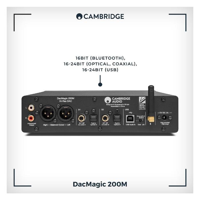 Cambridge Audio DacMagic 200M / DACMagic 200 M / DacMagic200M / DAC Magic 200M MQA DAC & Headphone Amp Original