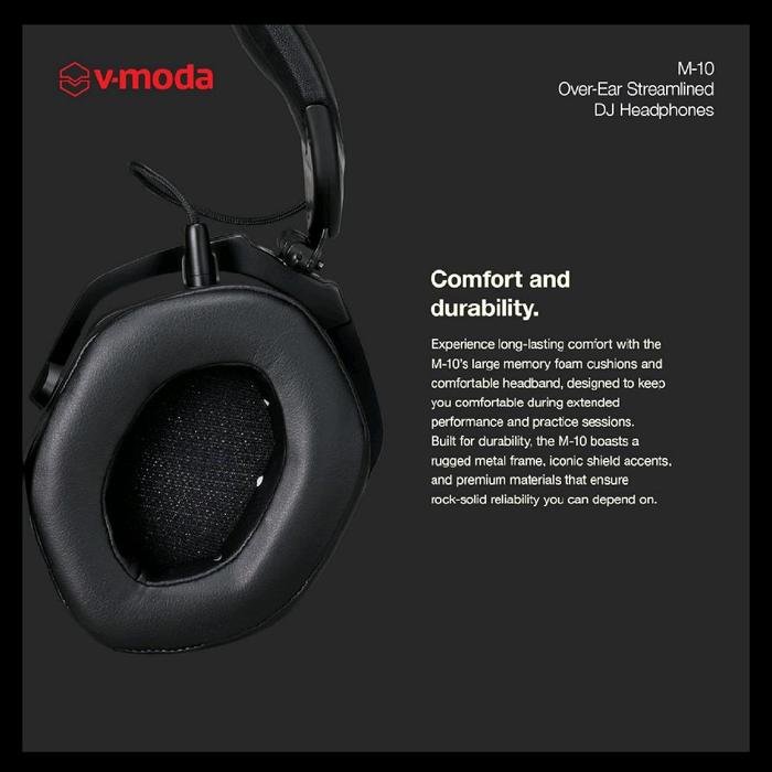 V Moda M 10 / M-10 / M10 Hi-Res Over-Ear DJ Headphones Original