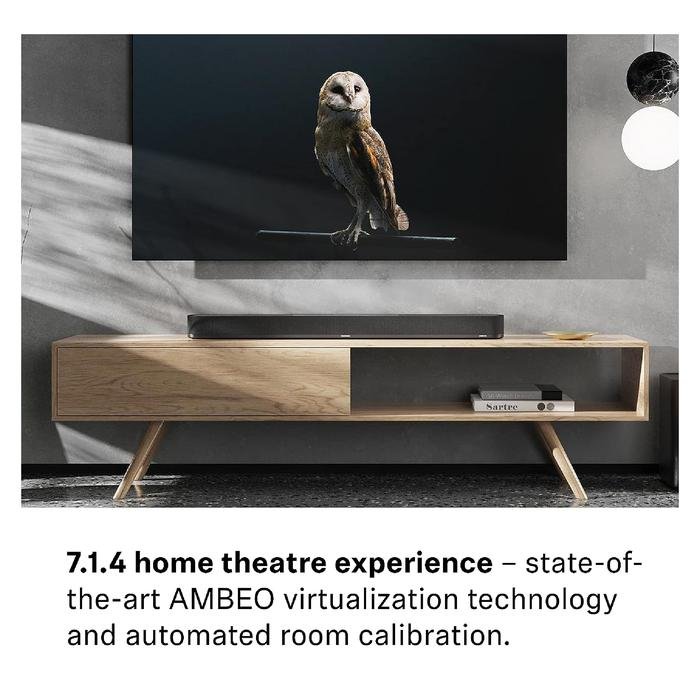 Sennheiser AMBEO Plus 3D Surround Sound with Virtual 7.1.4 Soundbar Original