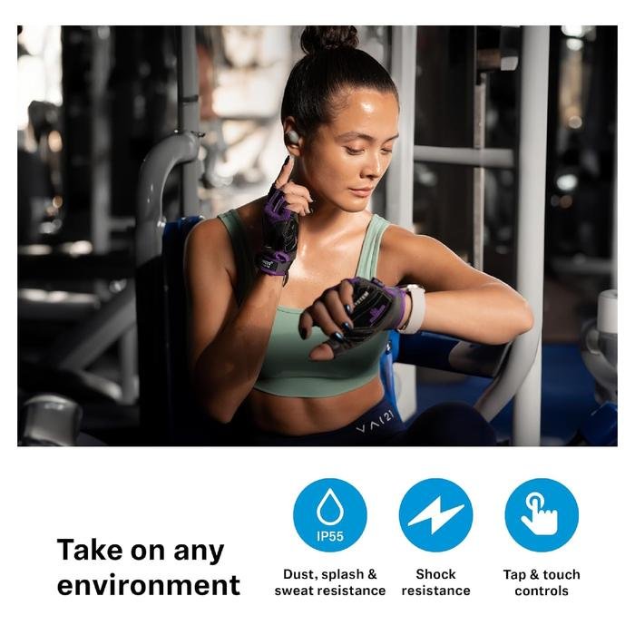 Sennheiser Momentum Sport Crystal-Clear Sound with Adaptive Active Noise Cancellation and A Powerful New Transducer True Wireless Earbuds / TWS Original