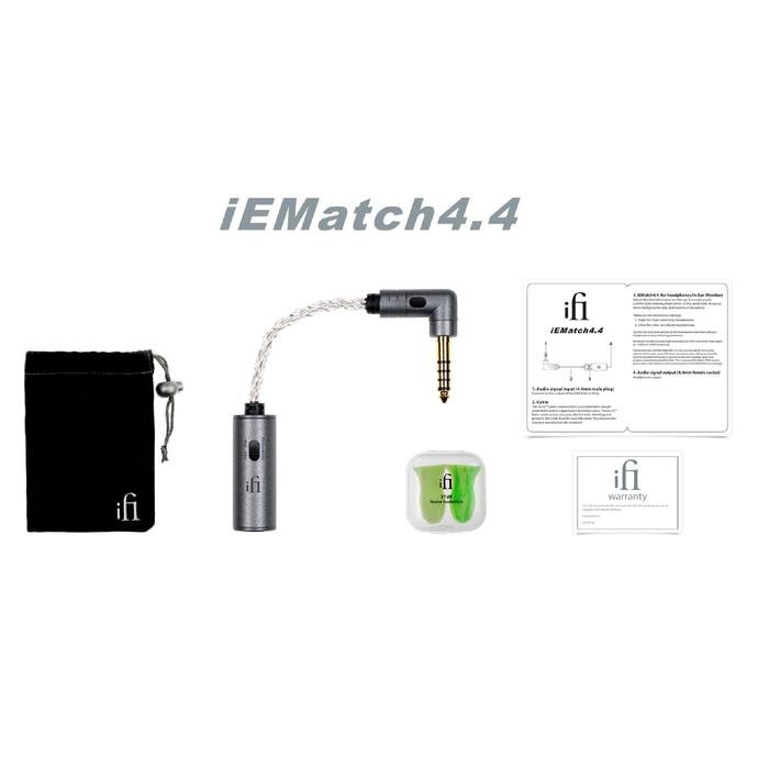iFi iEMatch 4.4 mm Audio Optimiser Balanced Male to Female Headphone Original