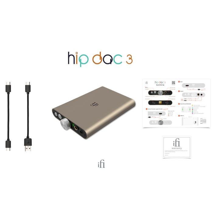 iFi Hip DAC 3 Portable Hi-Res USB DAC + Headphone Amplifier / DAC AMP Original