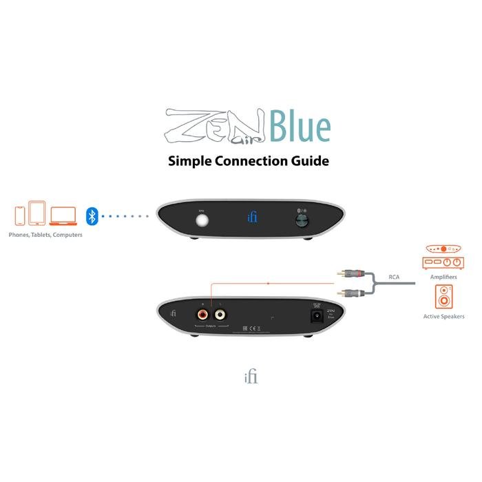 iFi Audio ZEN Air Blue Hi-Res Desktop Bluetooth Audio Receiver Original