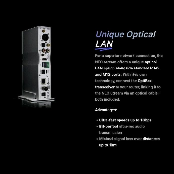 iFi Audio Neo Stream Ultra Hi-Res Desktop Network Audio Streamer with Integrated DAC Original