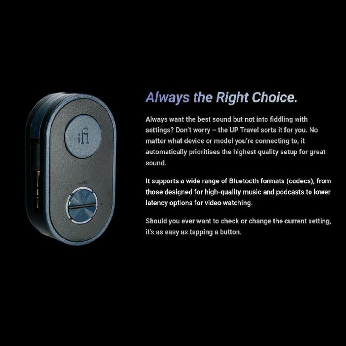 iFi Up Travel Executive Class Bluetooth Transmitter and Receiver Original
