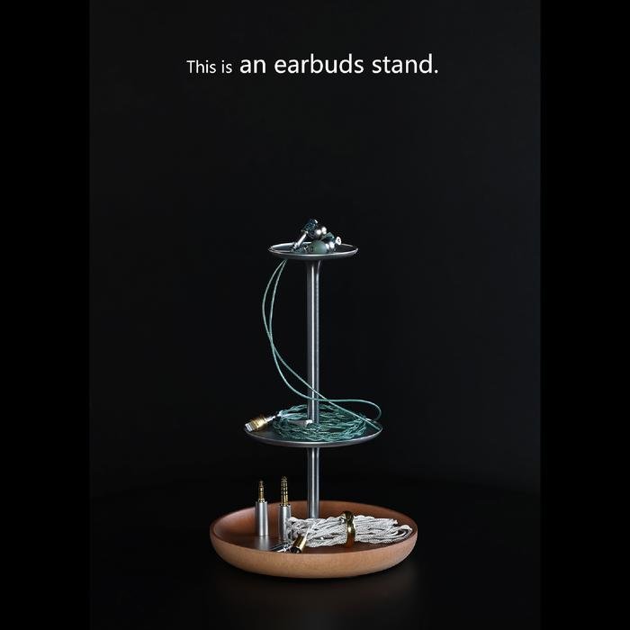 DD DDHIFI HS210 / HS 210 Earbuds / Earphones Stand Original