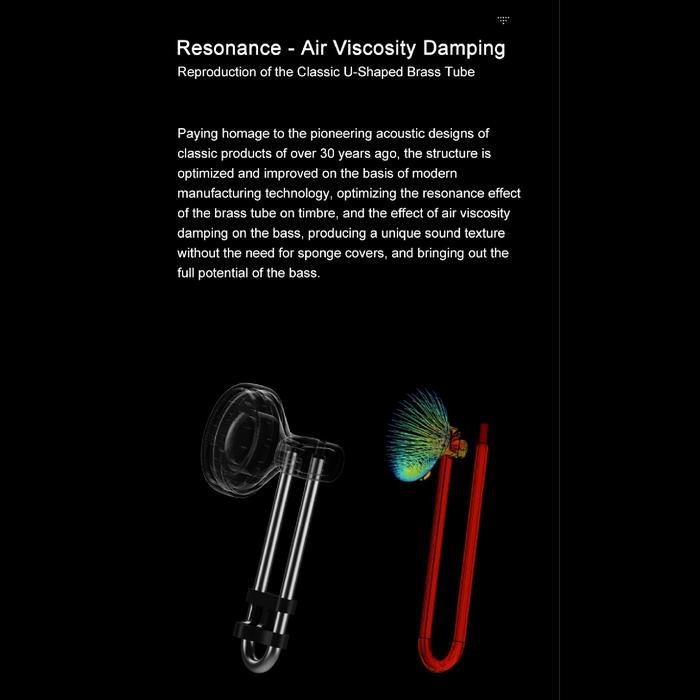 Moondrop U2 / U-2 / U 2 High Fidelity 14.8mm Dynamic Driver Earbuds / Earphone Original