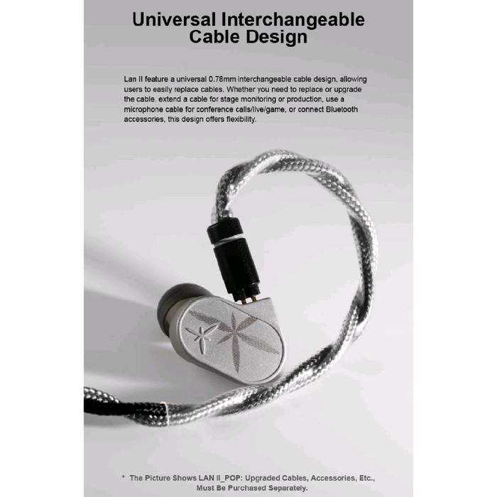 Moondrop Lan II / Lan 2 / Lan2 - 10mm Dynamic Driver In Ear Monitors / IEM Original