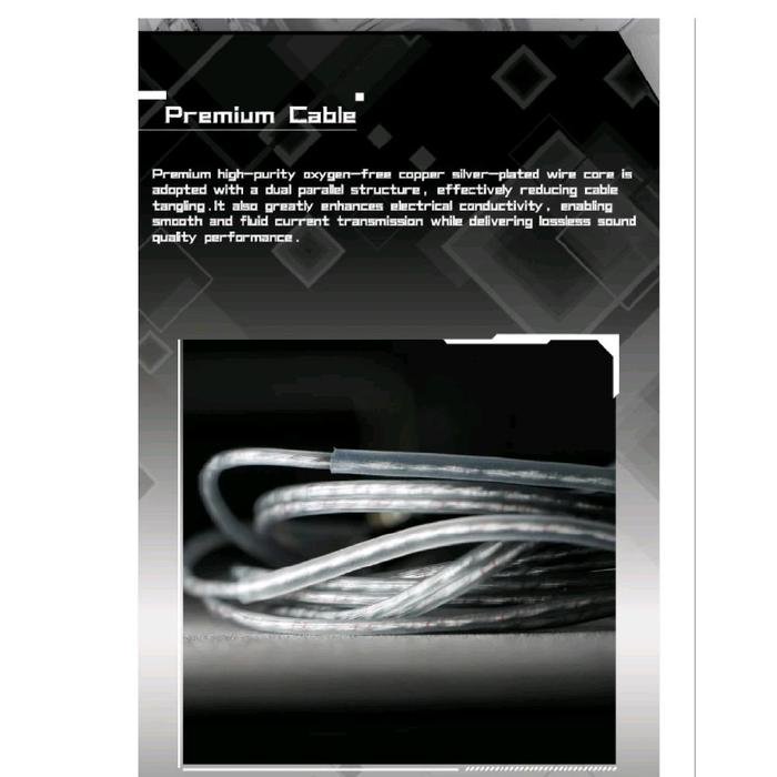 Tangzu Harmonic Empire / HE Cai Wenji 10mm Single Dynamic Driver In-Ear Monitors Earphone / IEM Original