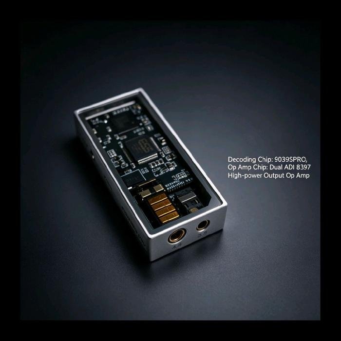 KAEI KD01-PRO / KD01PRO / KD01 PRO / KD 01 PRO with Single ESS 9039SPRO Chip DONGLE DAC AMP (PSU Connectable for Enhanced Power) Original