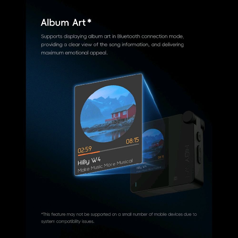 HiBy W4 / W 4 Portable Hi-Fi DAC Headphone Amplifier with Dual CS43198 DAC Amp Original