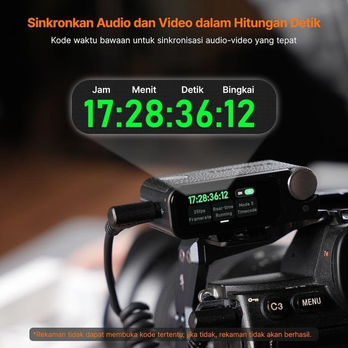 Saramonic Ultra Ultimate 2-Channel Wireless Clip On Microphone System with Timecode Noise Canceling Original