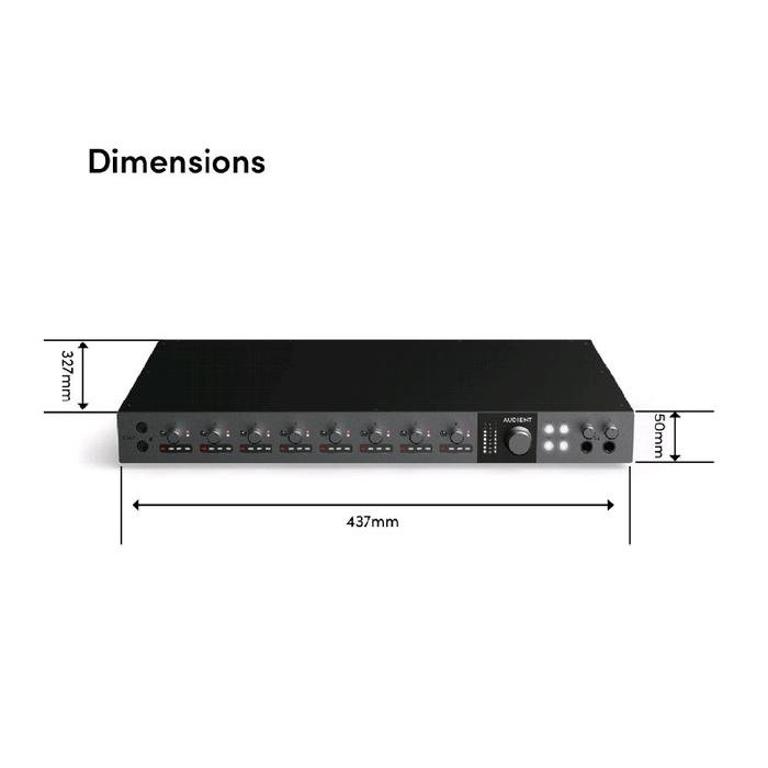 Audient iD48 / iD 48 24in / 32out USB-C Audio Interface / Soundcard Original