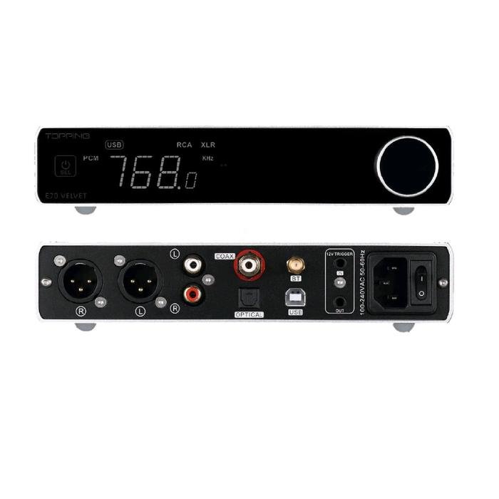 TOPPING E70 Velvet / E70V / E70 V Flagship AK4499EX Desktop Digital to Analog Convertor / DAC Original