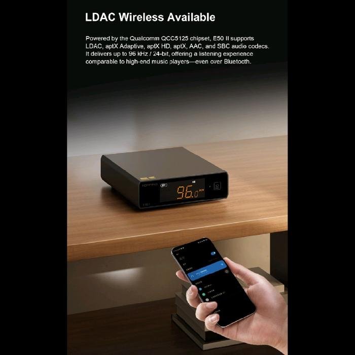 TOPPING E50 II / E50II / E 50 II / E 50II Hi-Res Audio Desktop DAC with AK4497S DAC Original