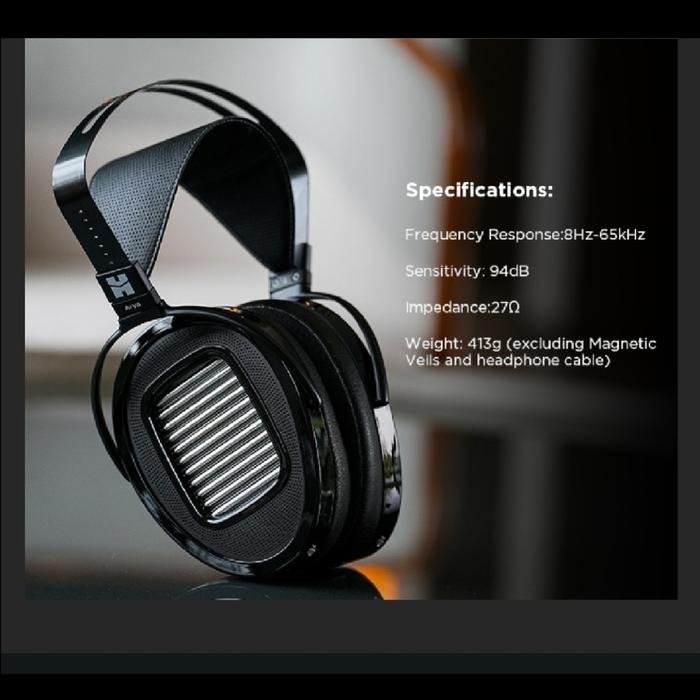 Hifiman Arya Unveiled Premium Open Back Planar Magnetic Headphone Original