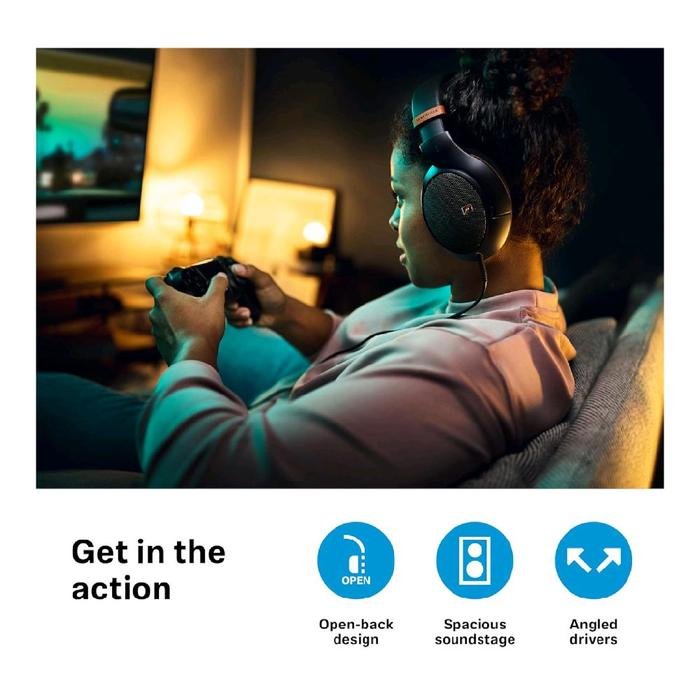 Sennheiser HD505 / HD 505 / HD-505 Copper Edition Over Ear Open Back Audiophile Headphone Original