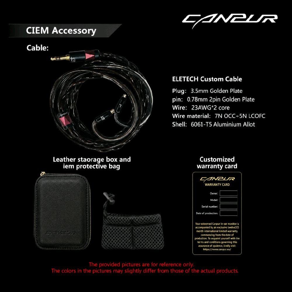 Canpur Stage Series Stage 44E / Stage44E / Stage 44 E / STG44E / STG 44E - 4BA + 4EST Professional In-Ear Monitors Earphone / IEM Original