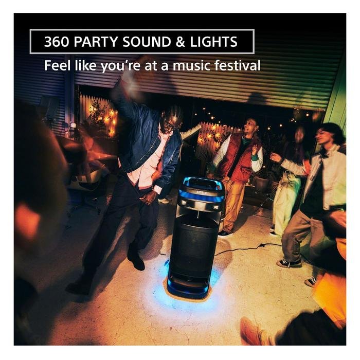 Sony ULT TOWER 10 / SRS-ULT1000 / SRS ULT1000 / SRS ULT 1000 Karaoke Party, Speaker with Powerful Bass, 360 Sound, Party Lights and Wireless Microphone Original