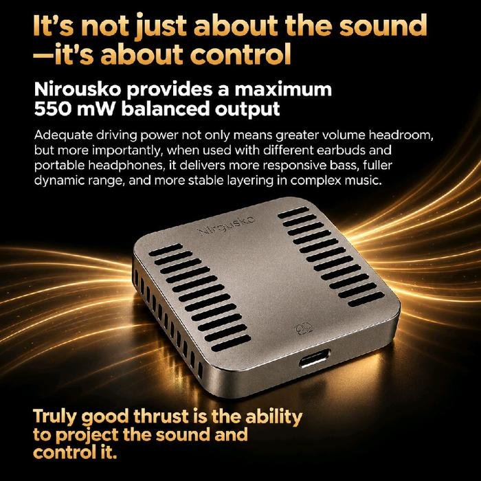 FangSound Nereus Portable Dongle Magnetic Portable DAC Headphone Amplifier / DAC Amp Original